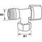 ARRET WC 3/8 90° 